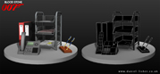 office objects thumb